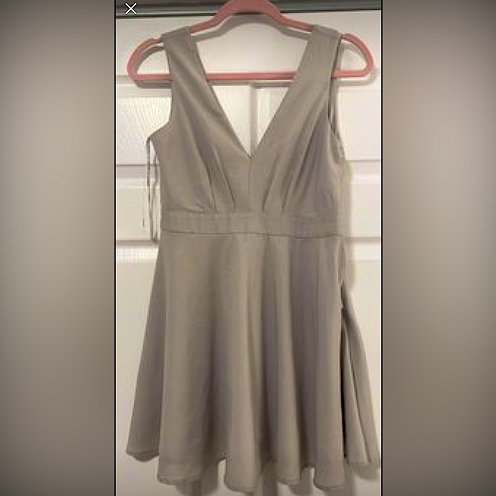 papaya shimmery cocktail dress
